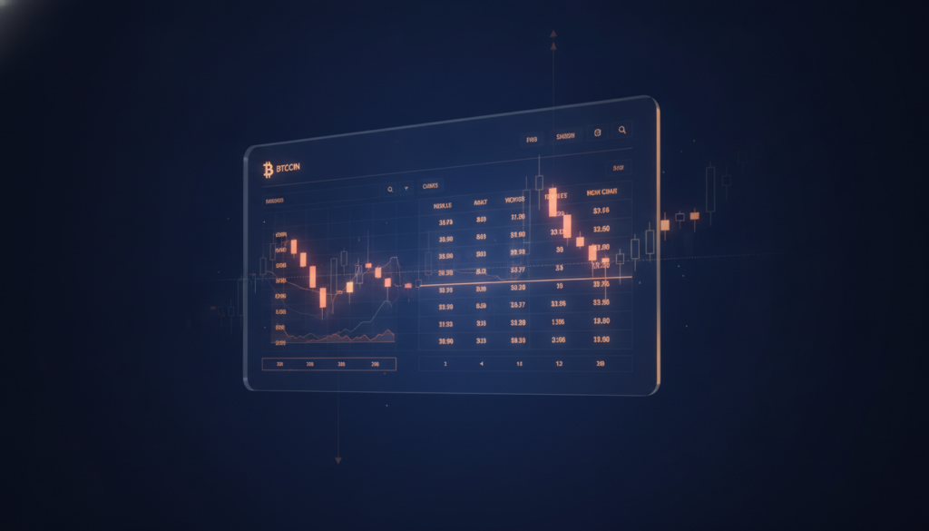 How to Read a Cryptocurrency Market Page — data-visualization illustration