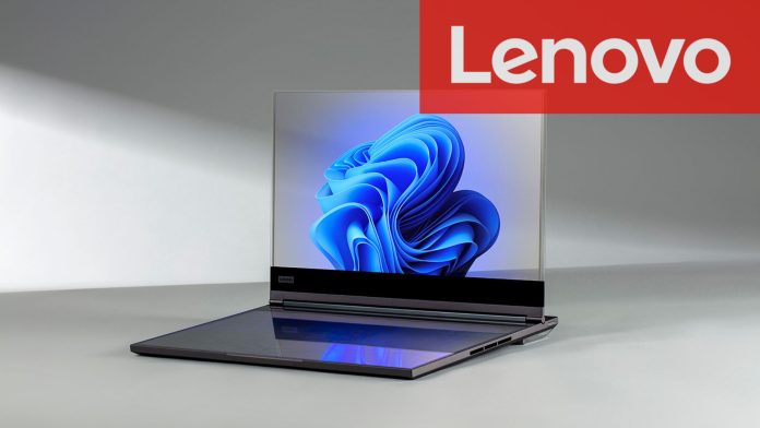 Lenovo has bought in a new future of technology with a transparent screen laptop.