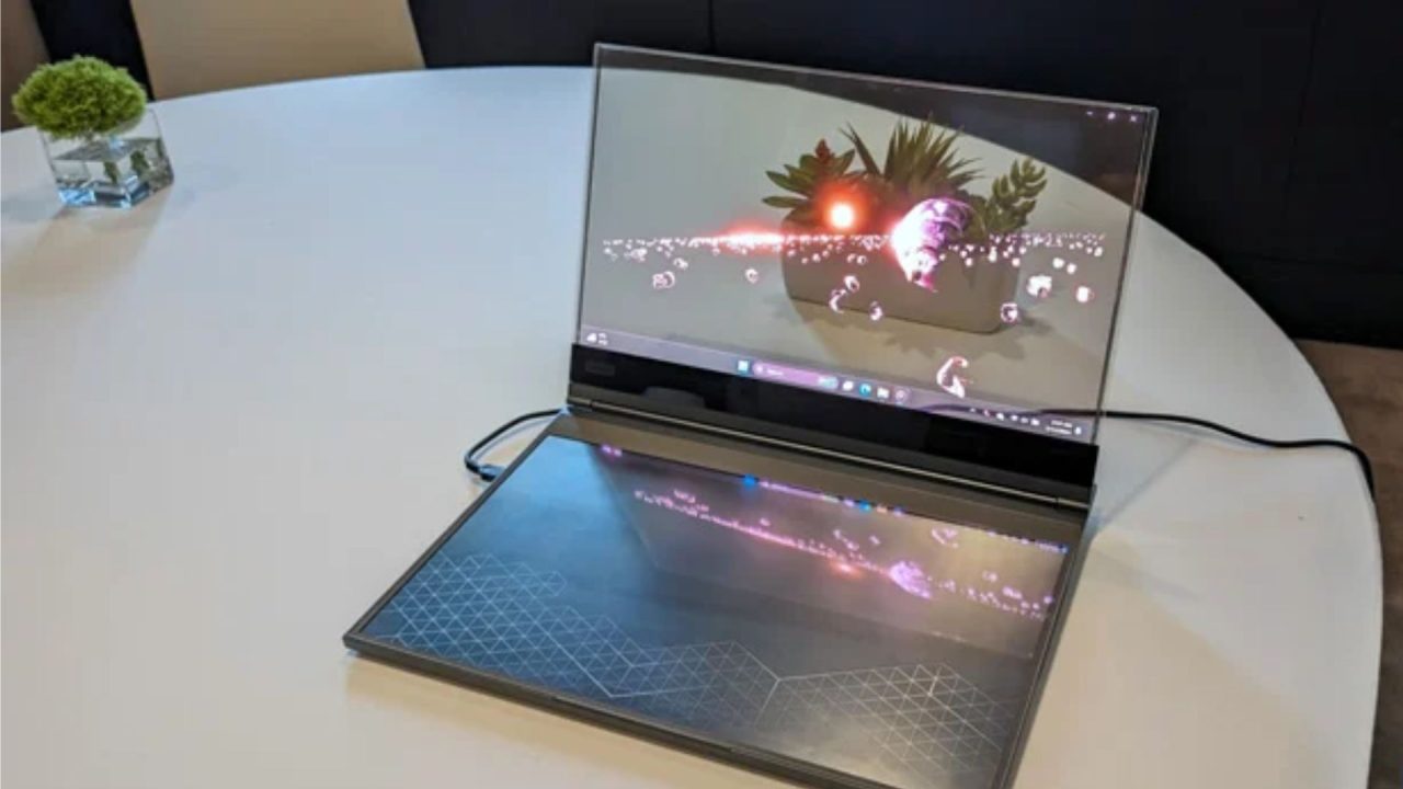 Lenovo's see-through laptop