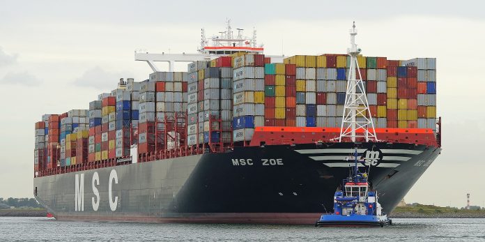 MSC the World’s Largest Container Ship Company Shifts Diverted Cargo Crisis onto U.S. Businesses