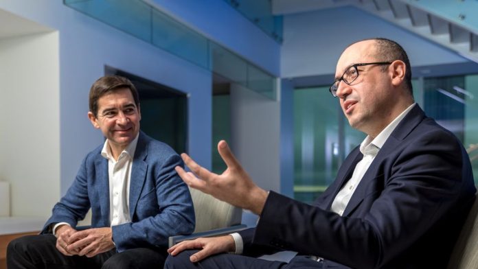 Chairman Carlos Torres and CEO Onur Genç