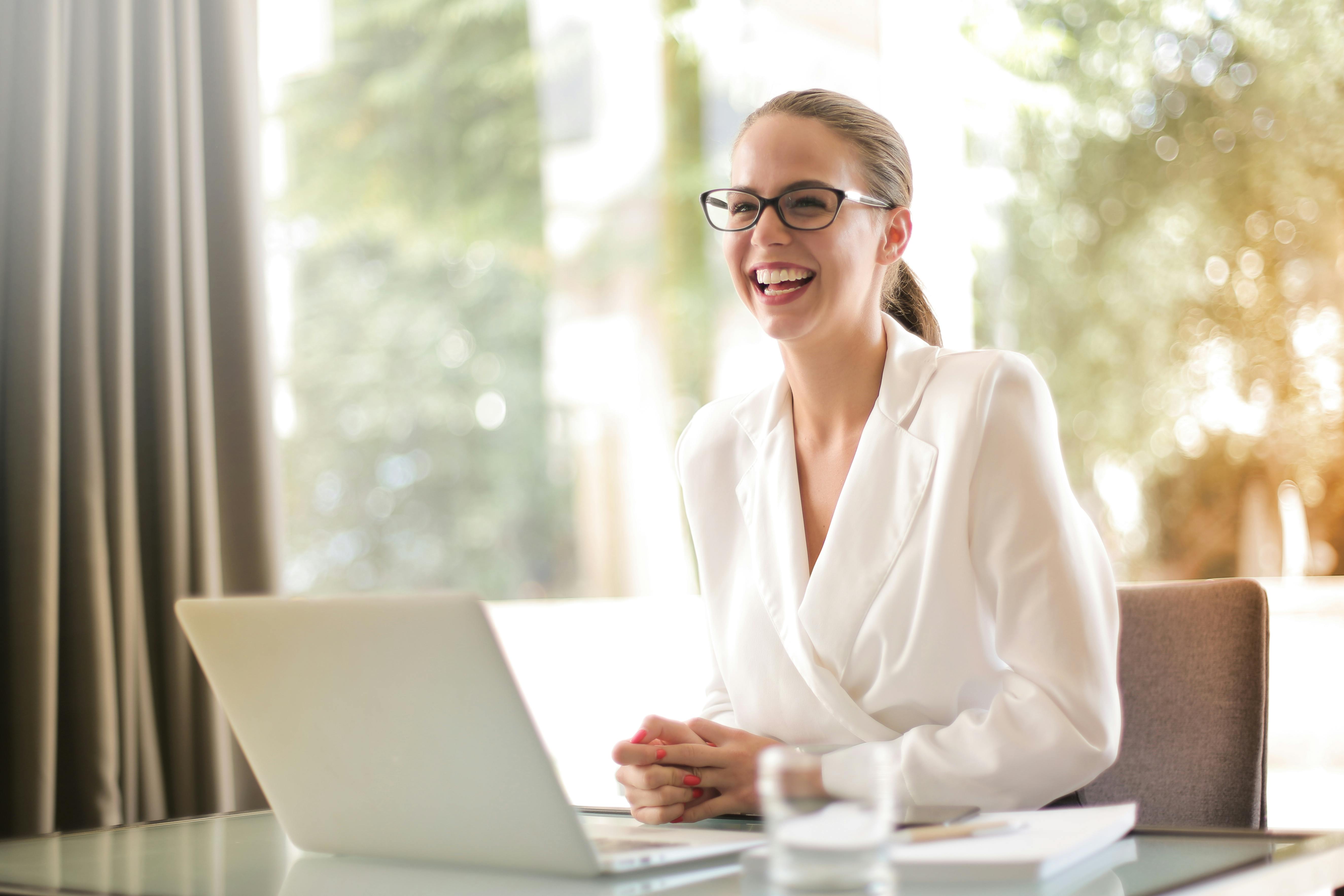 businesswoman working in office 