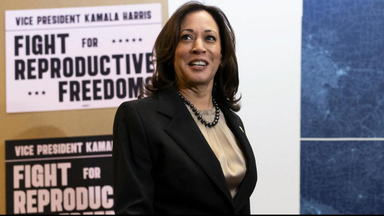 Harris Pushes Back on Critics of Her Laughter