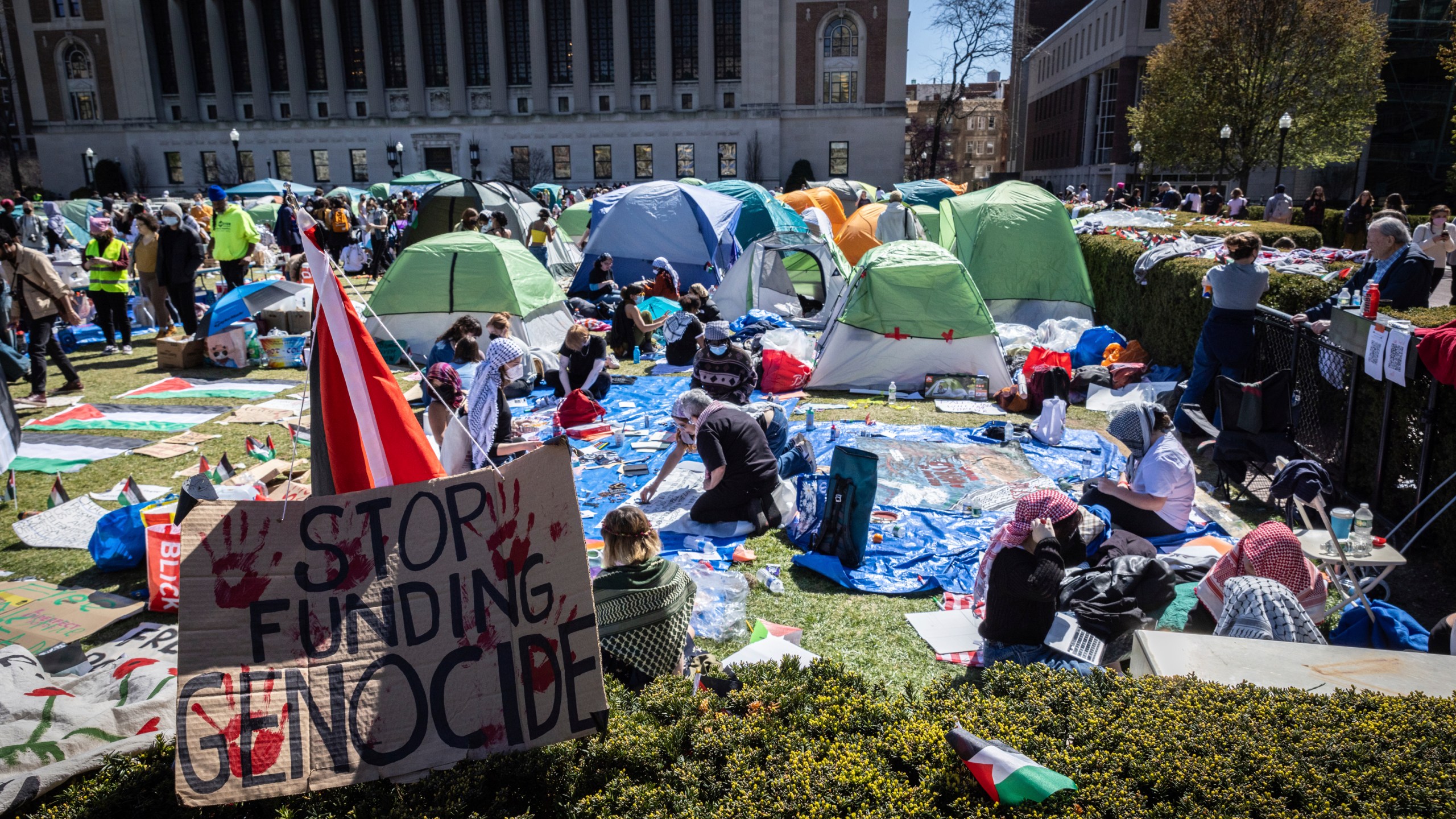 Columbia University Implements Measures Against Encampment Protesters