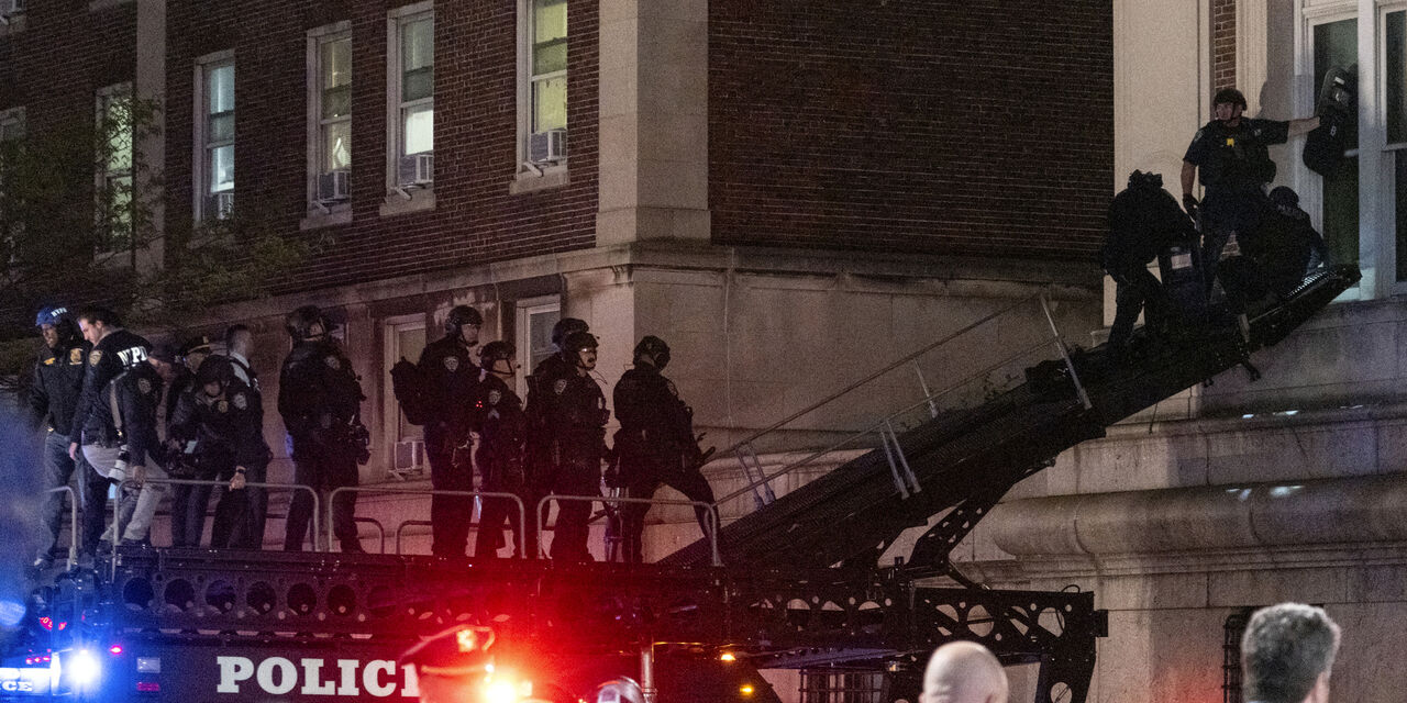 Columbia University's Pro-Palestine Protests Prompt Police Response in Riot Gear