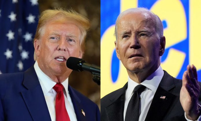 Joe Biden and Donald Trump