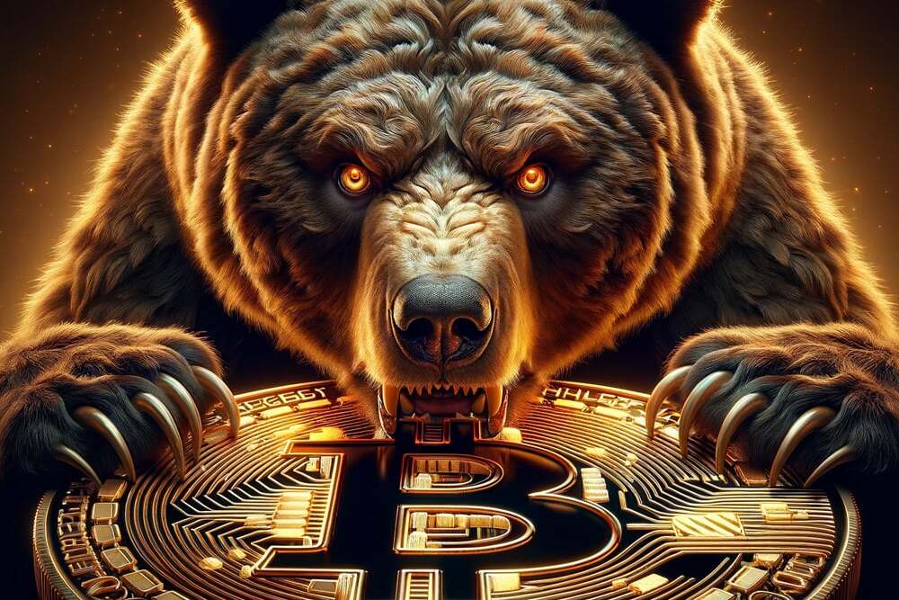 Cryptocurrency Market Bears Take Charge: Bitcoin Drops Below $61,000 Amid Liquidations