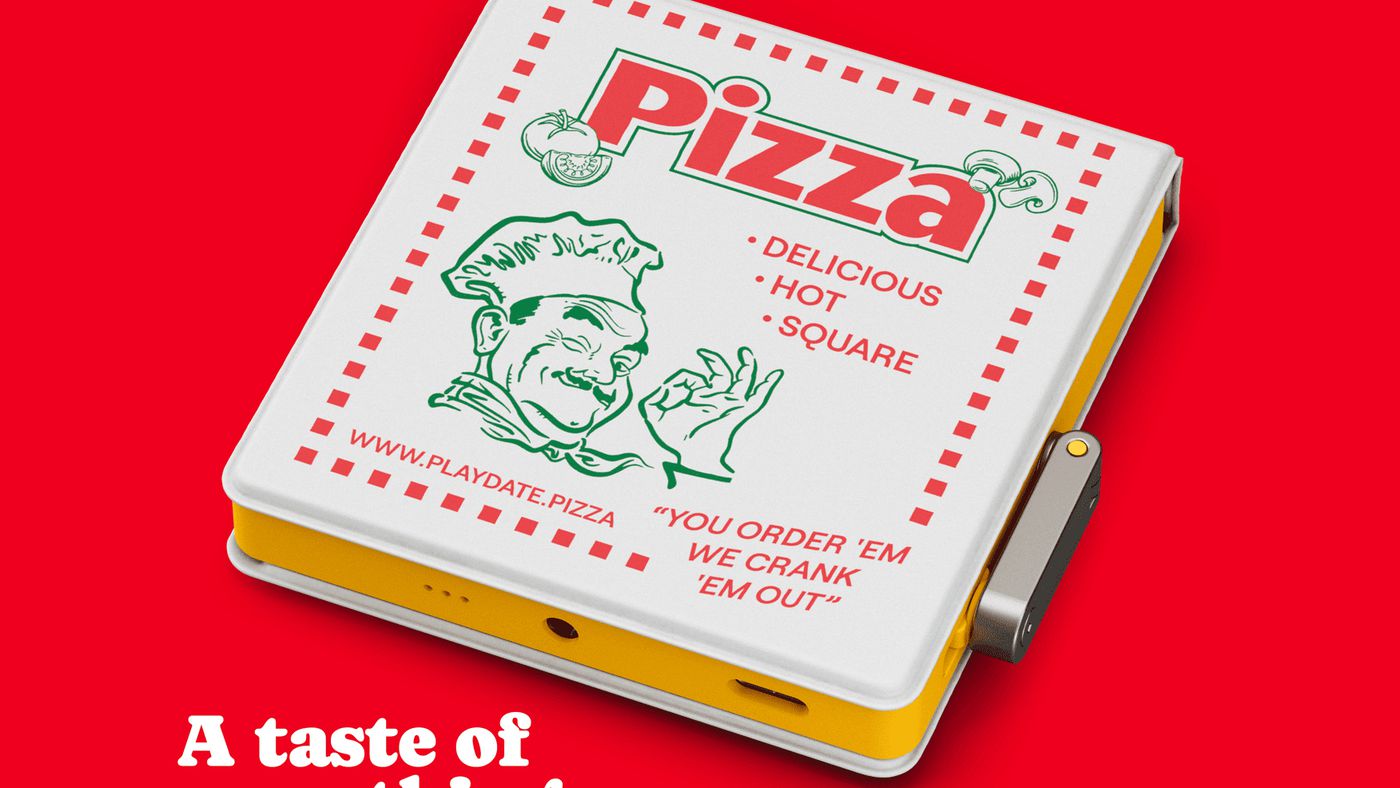 Playdate's Limited Edition Pizza Cover Generates Buzz Among Fans and Enthusiasts, Adding a Quirky Twist to the Console