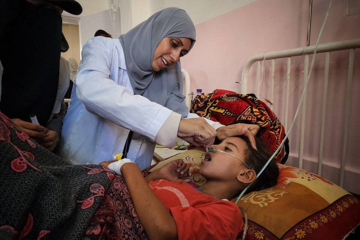 UN Launches Polio Vaccination Campaign for Gaza's Children Amid Ceasefire Concerns