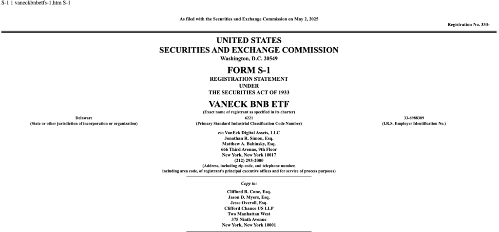 vaneck bnb etf