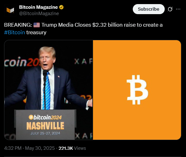 Companies raising billions to buy Bitcoin