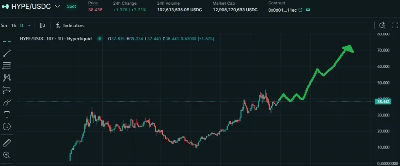 hype price chart